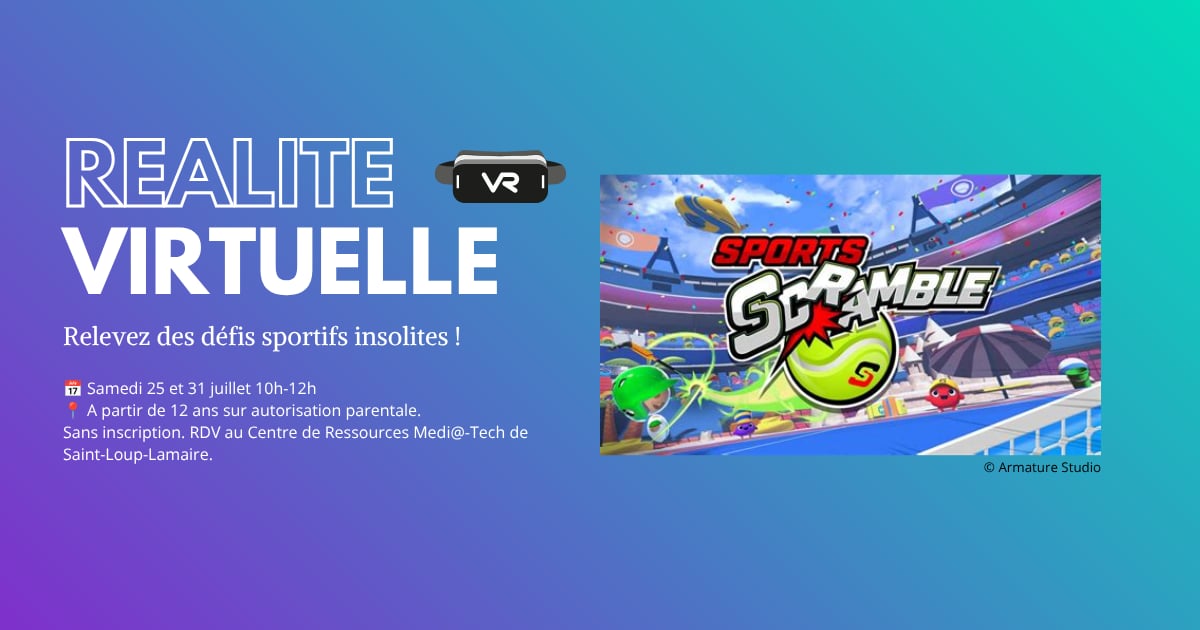 Animation Réalité Virtuelle : Relevez des défis sportifs insolites