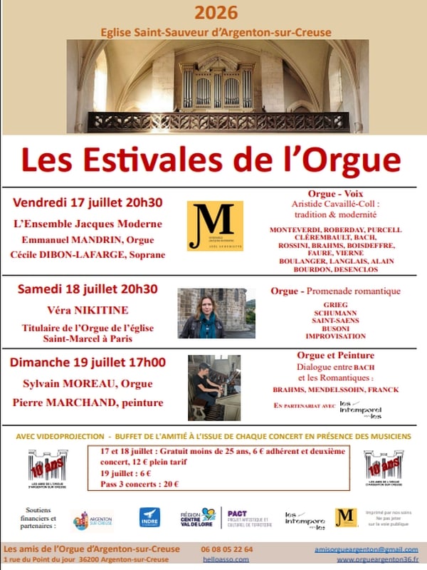 Les Estivales de l'Orgue