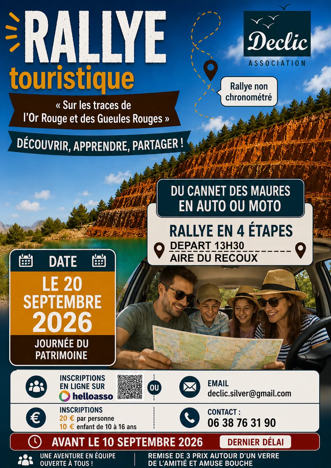 Rallye touristique "Sur les traces de l'Or Rouge et des Gueules Rouges"