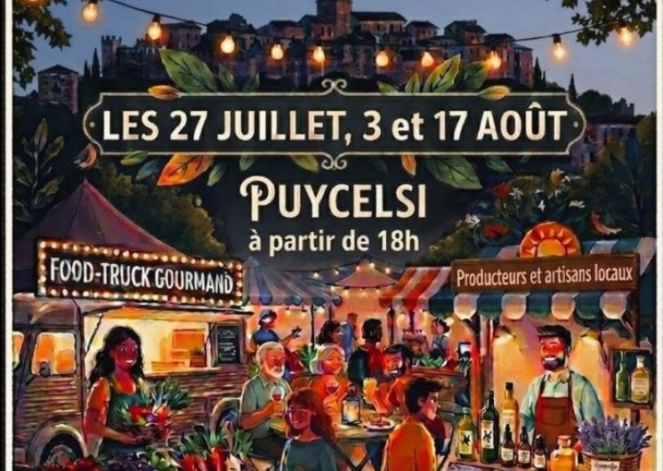 les marchés de l’été à Puycelsi