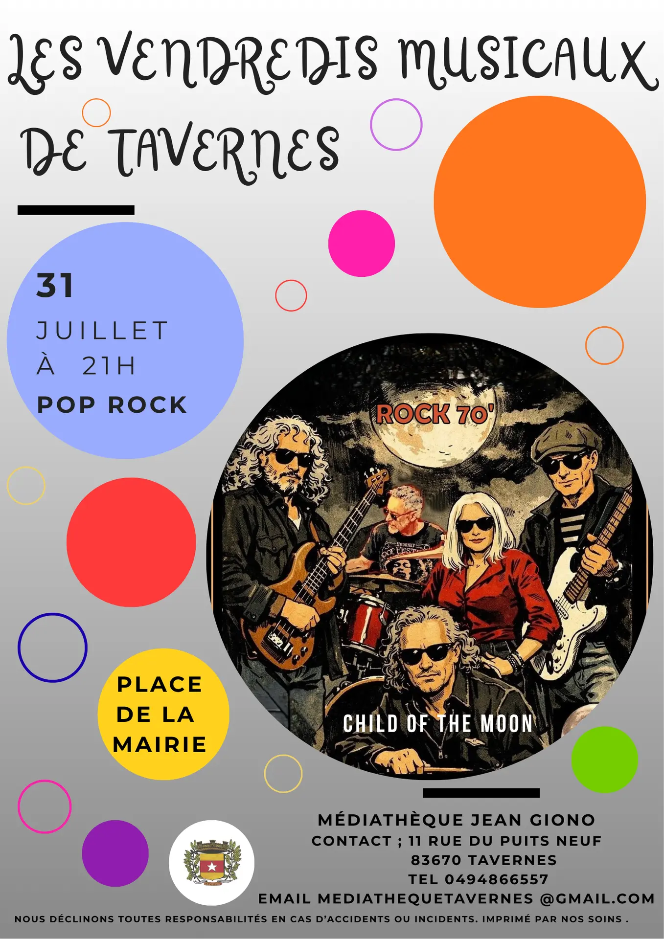 Concert : Child of the moon | les vendredis musicaux de Tavernes
