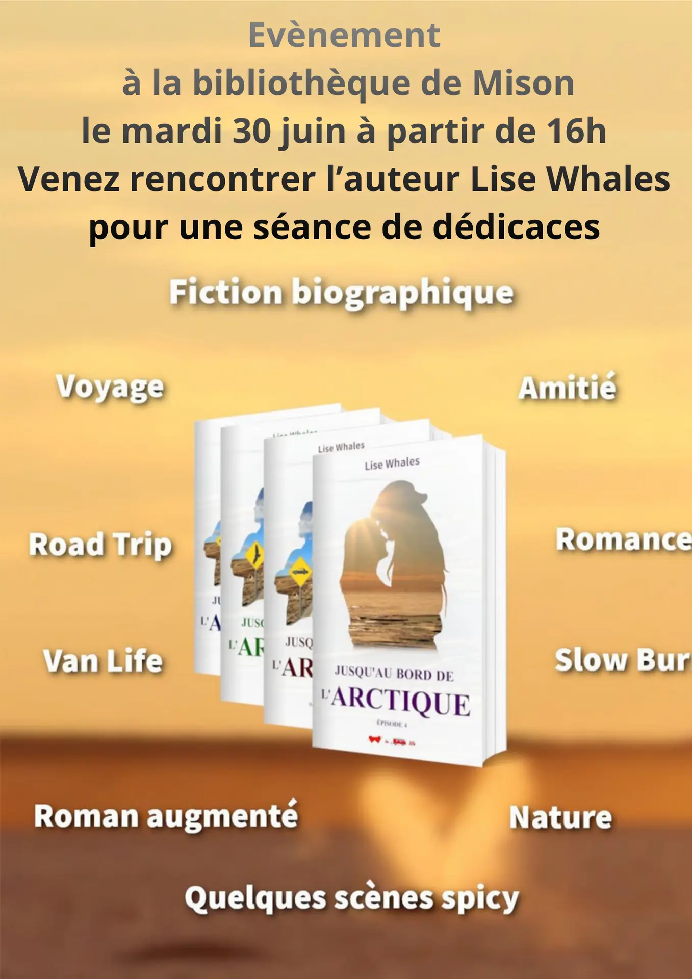 Dédicace de Lise Whales