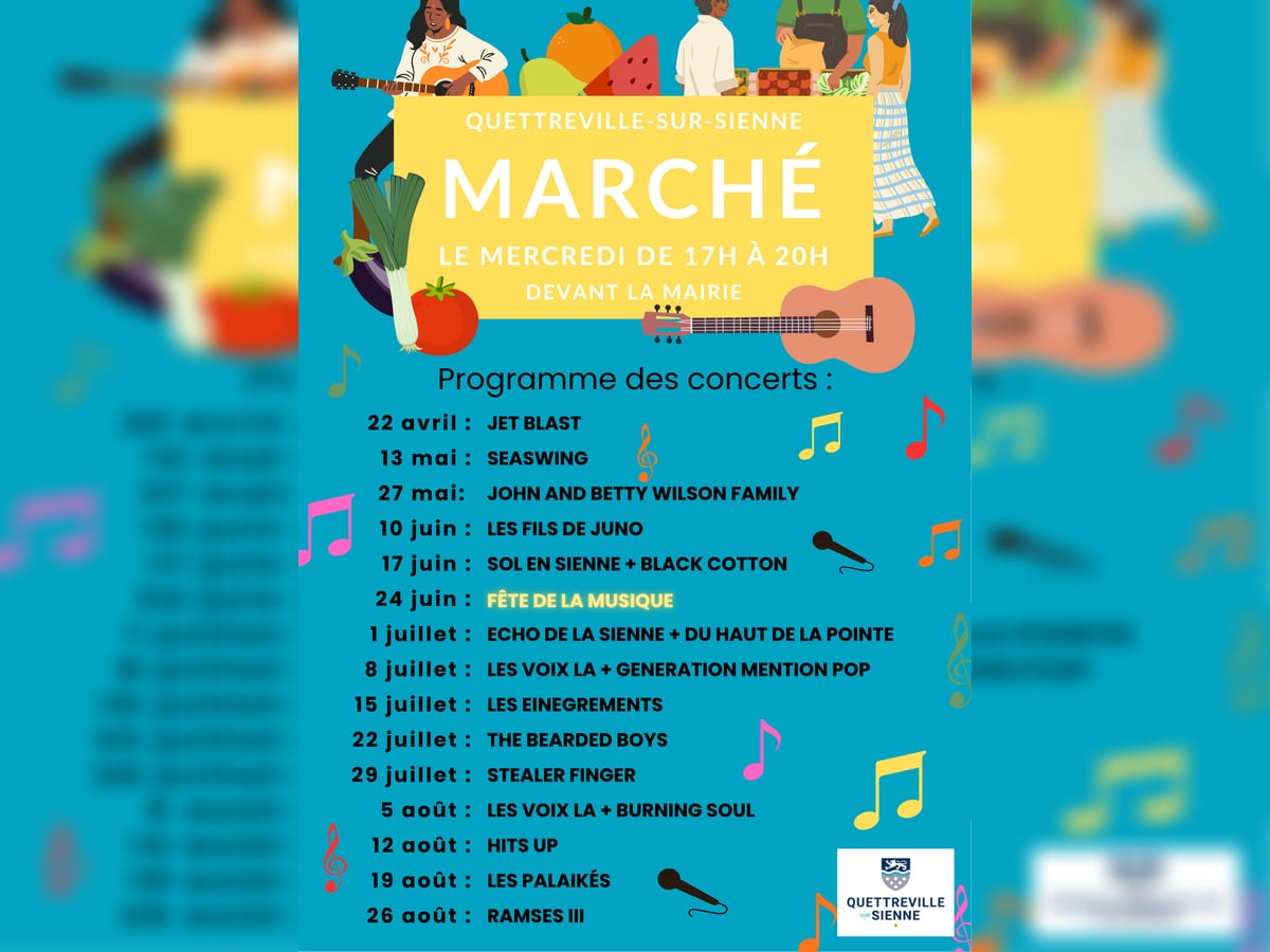 Concert au marché : Écho de la Sienne + Du haut de la Pointe