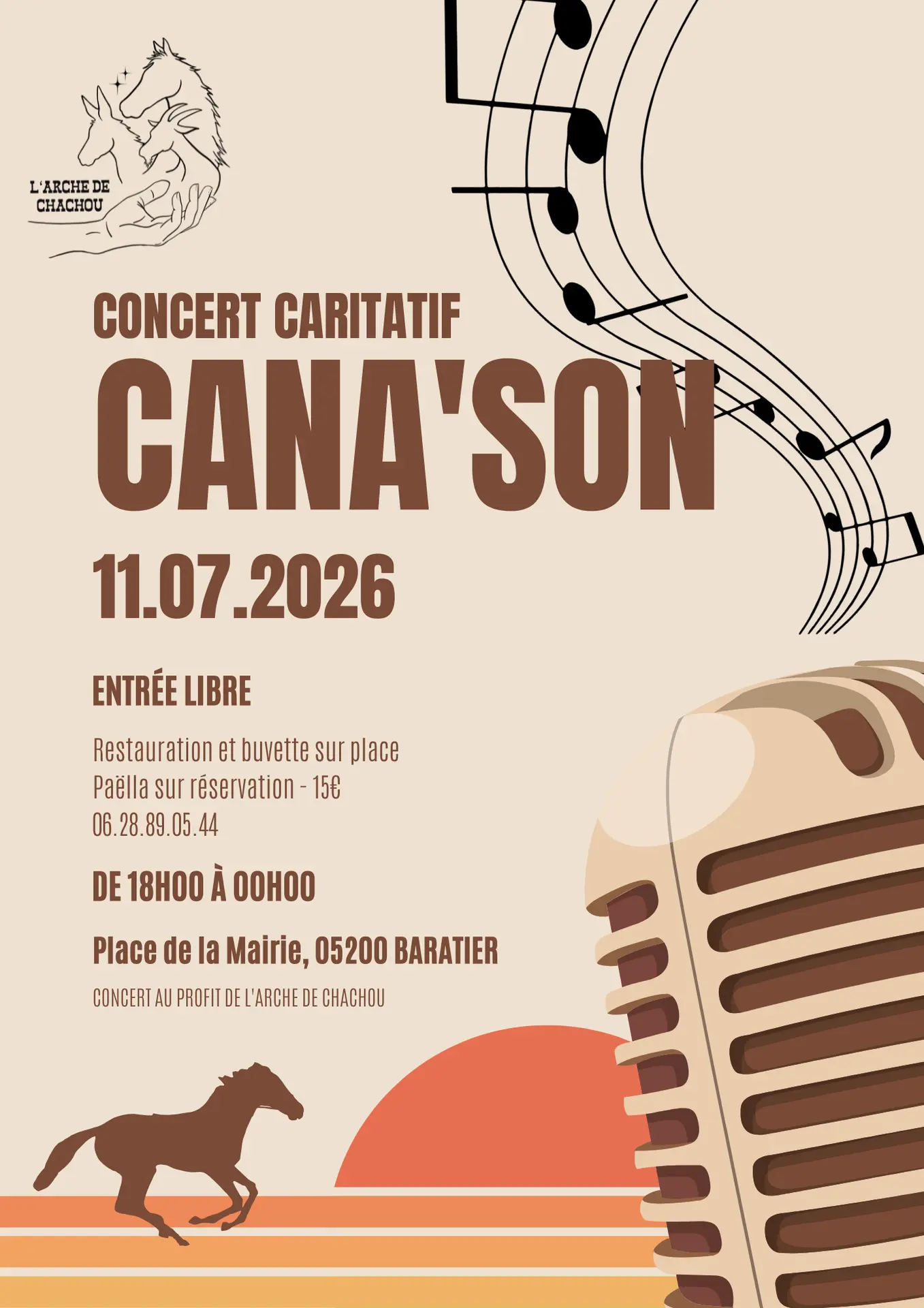 Concert caritatif "Cana'Son"