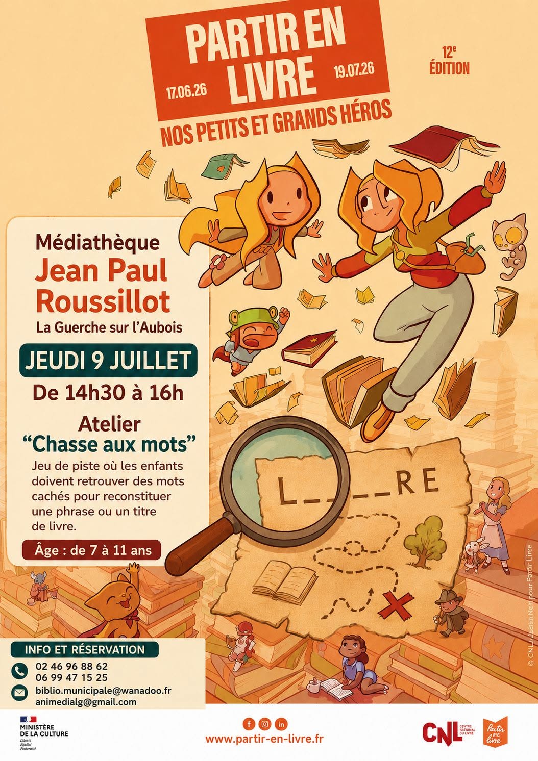 Jeu de piste "Chasse aux mots"