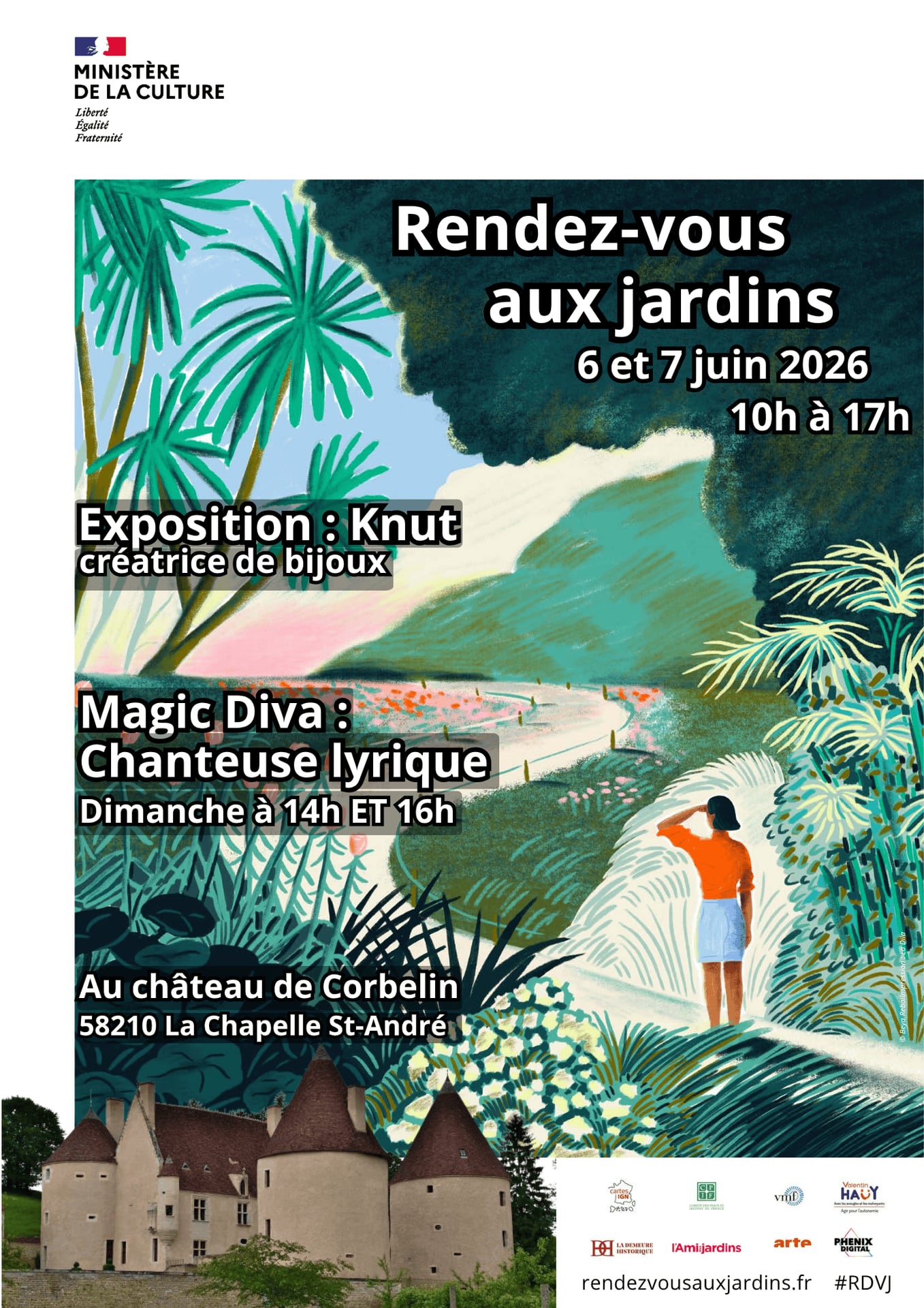 Rendez-vous aux jardins - 23ème édition - Les jardins du château de Corbelin