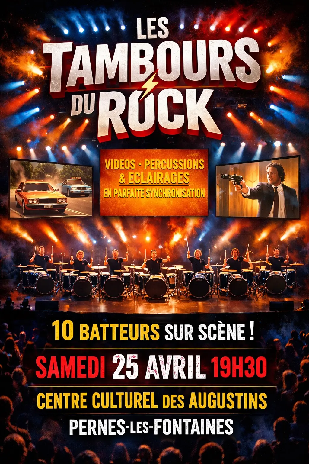 Concert : Les Tambours du Rock