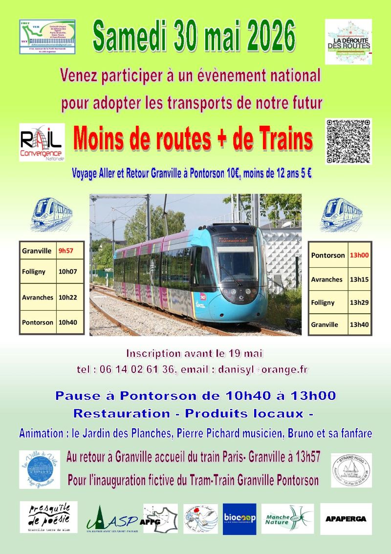 Promotion du train dans le sud-manche