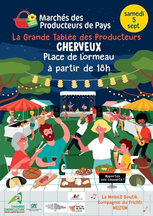 Marché des Producteurs de Pays à Cherveux
