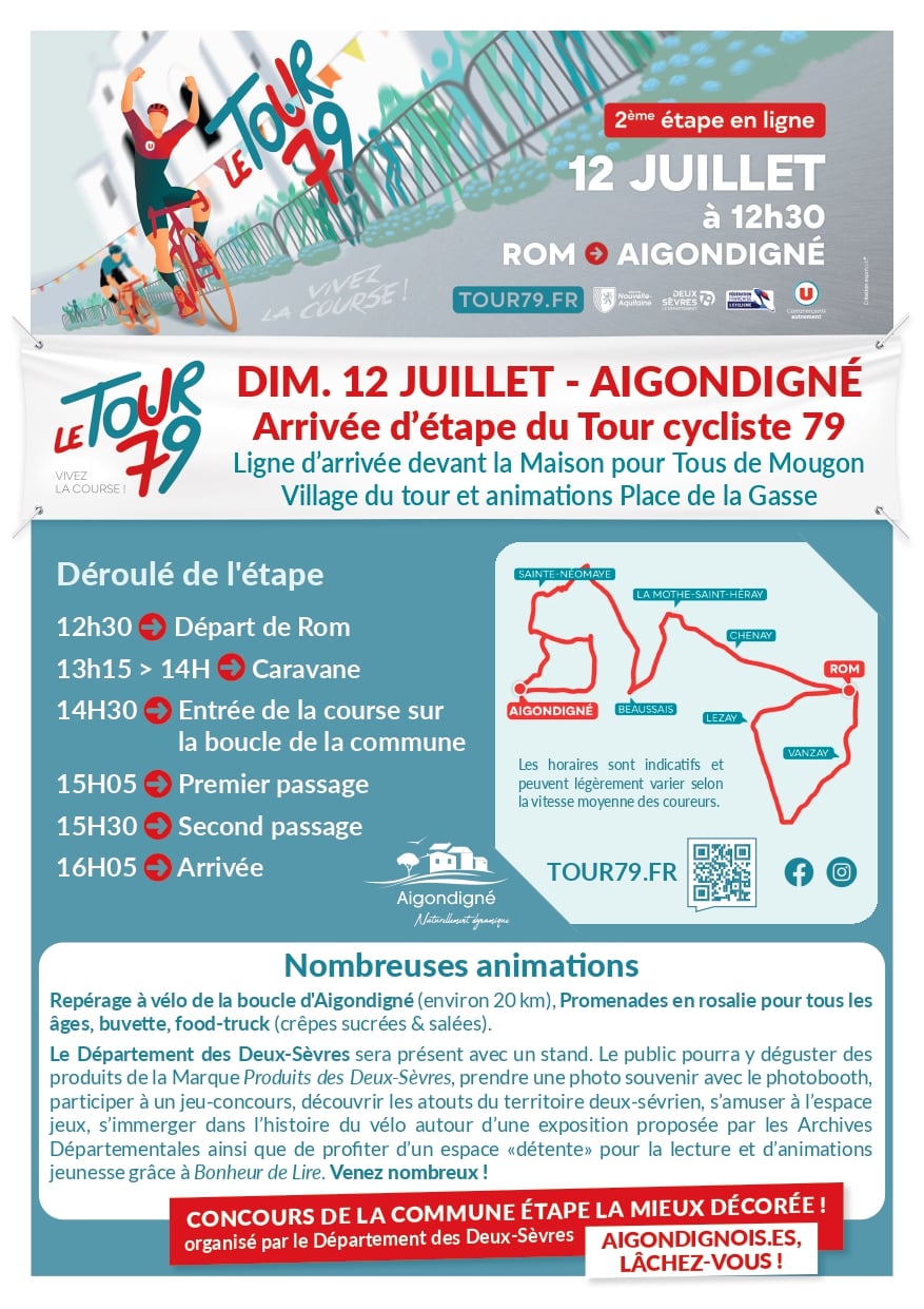 Tour79 : arrivée d'étape