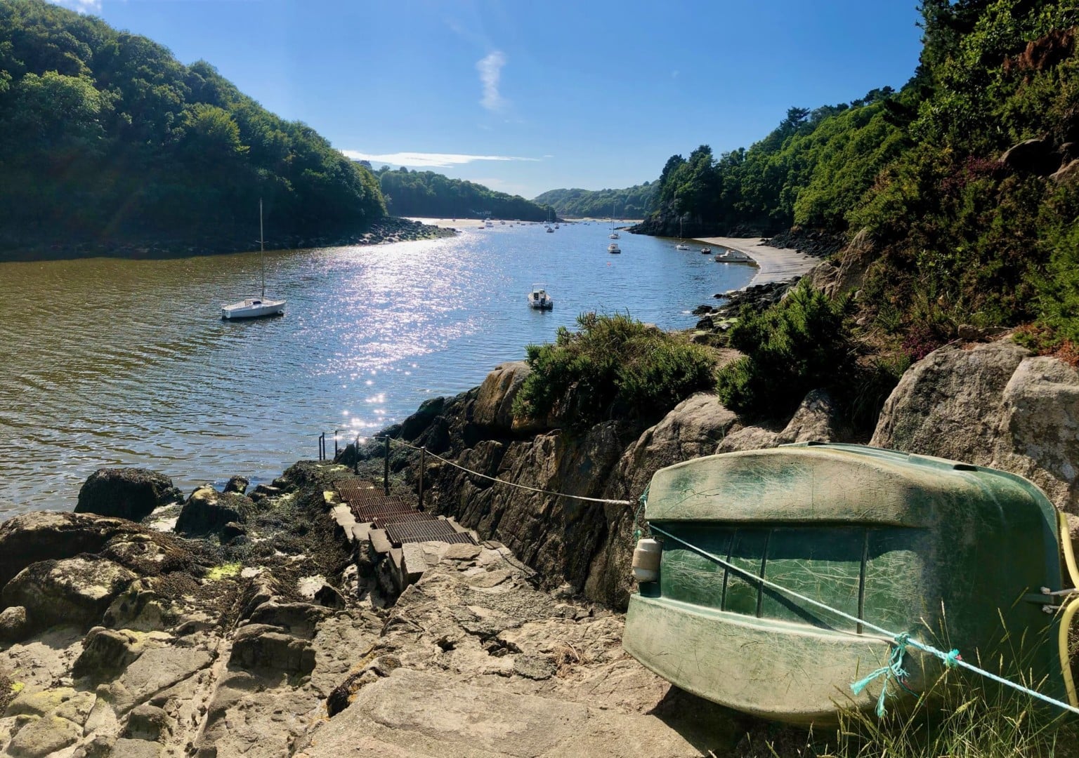 Le Léguer au printemps, en anglais
