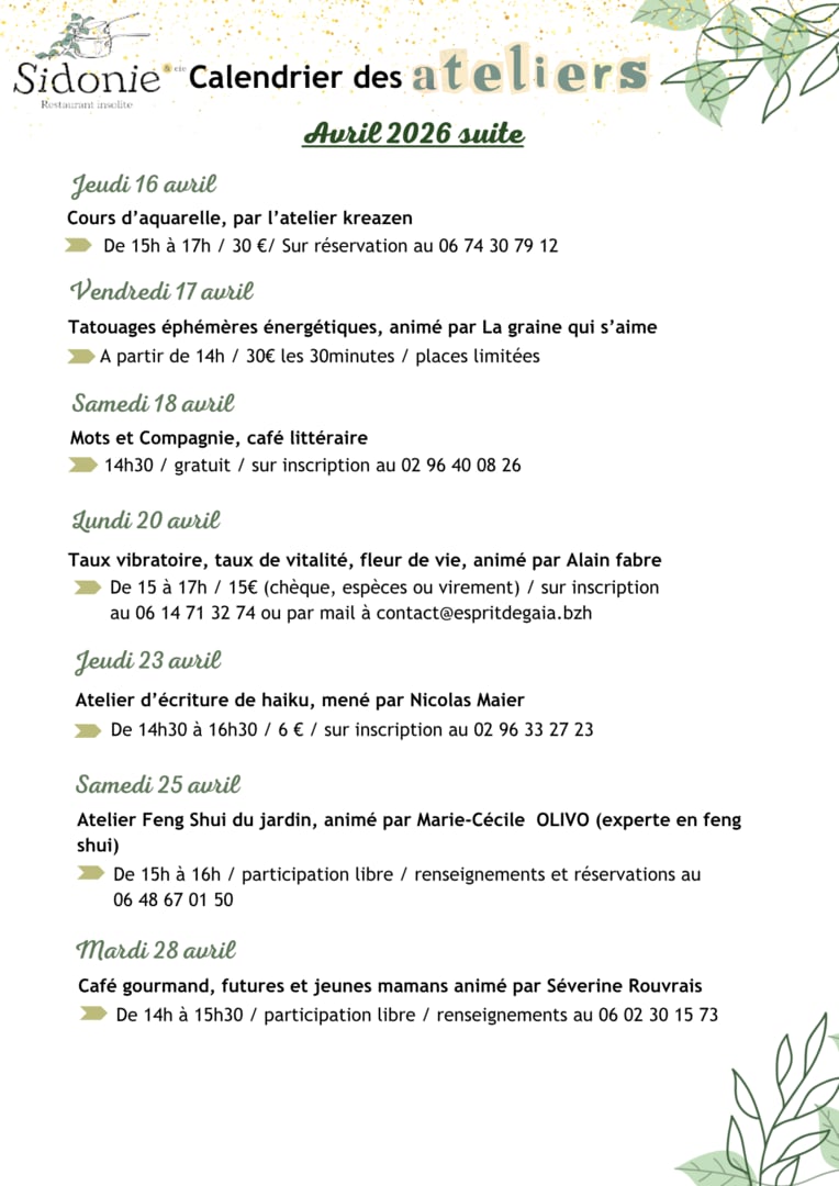 Café gourmand, futures et jeunes mamans