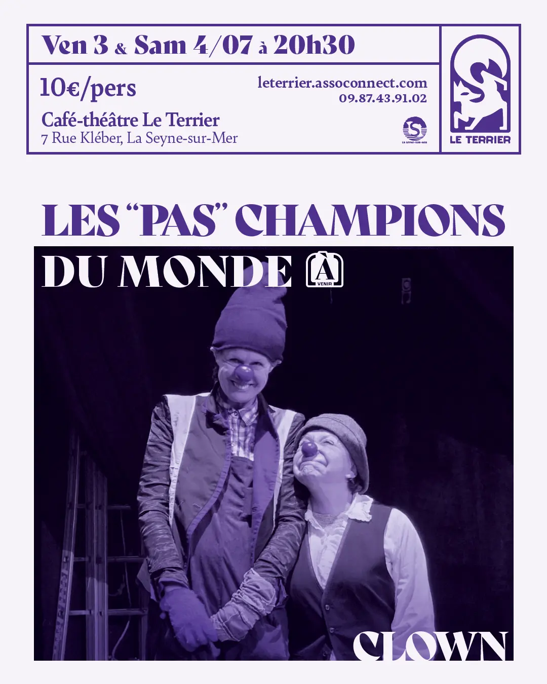 Théâtre - "Les "pas" champions du monde"