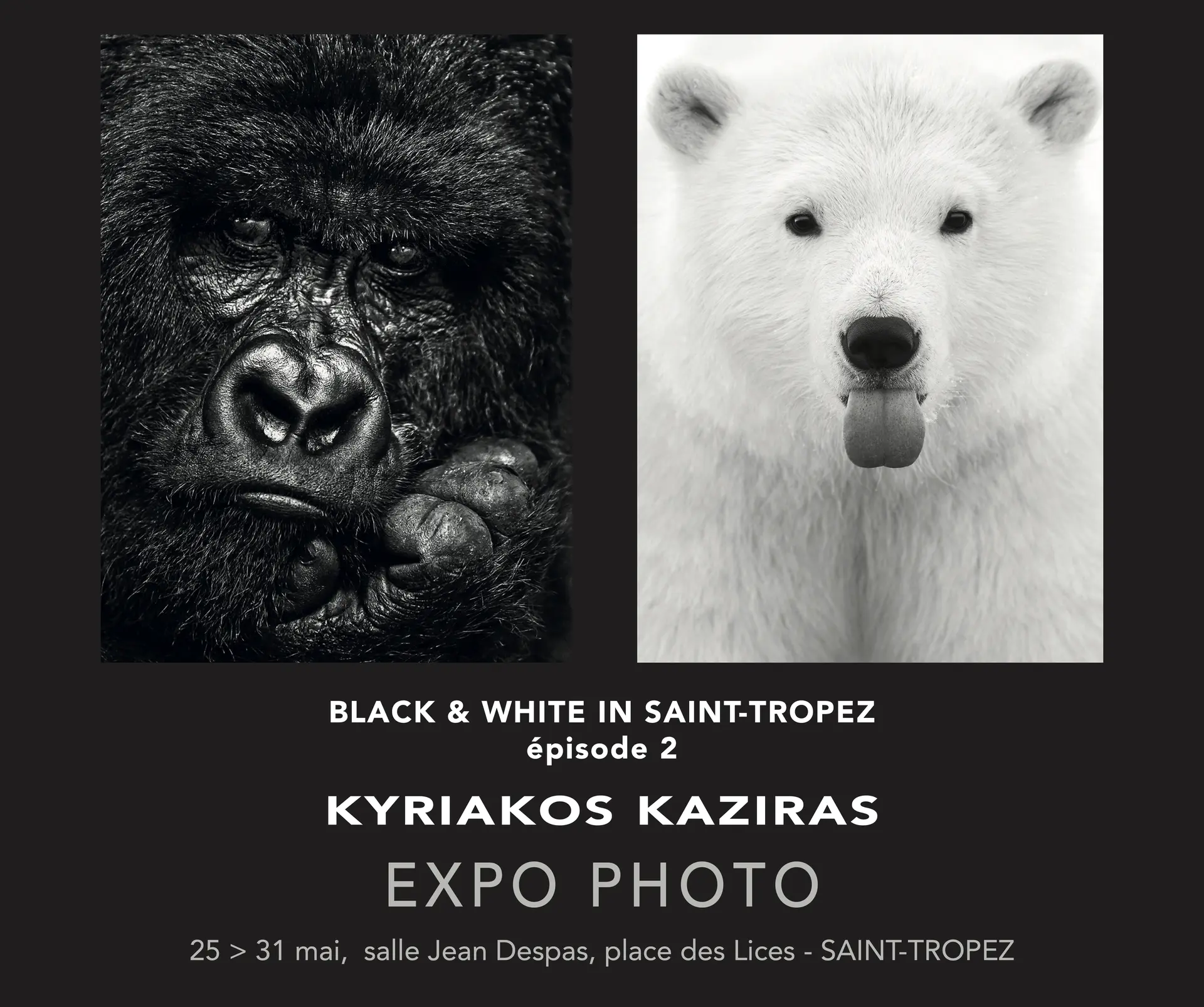 Exposition photo - Kyriakos Kaziras, Black & White in Saint-Tropez