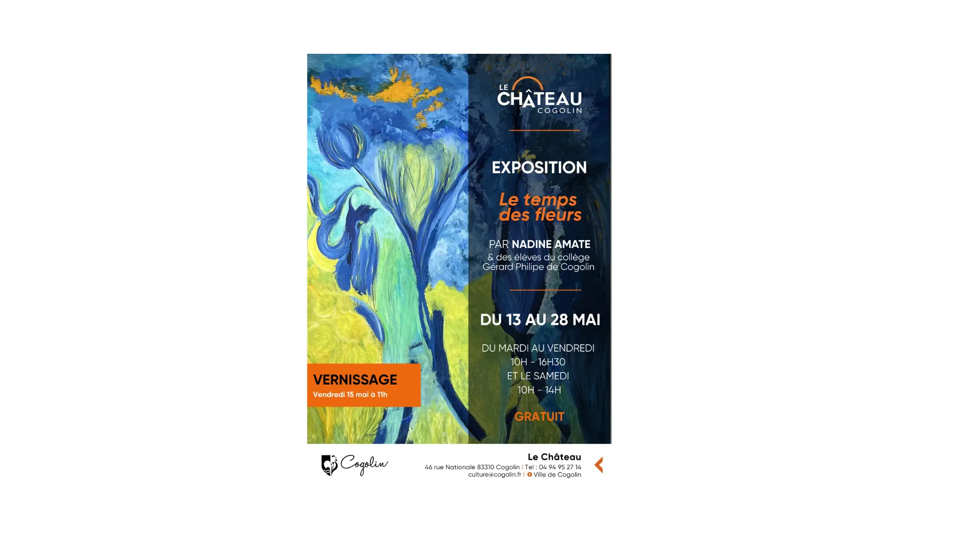 Exposition "Le temps des fleurs"