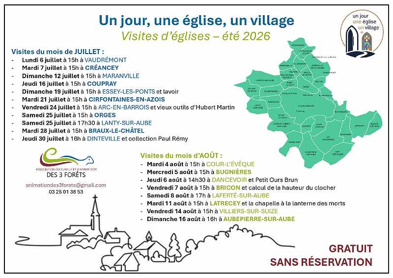 Un jour, une église, un village : visite de l'église de Bugnières