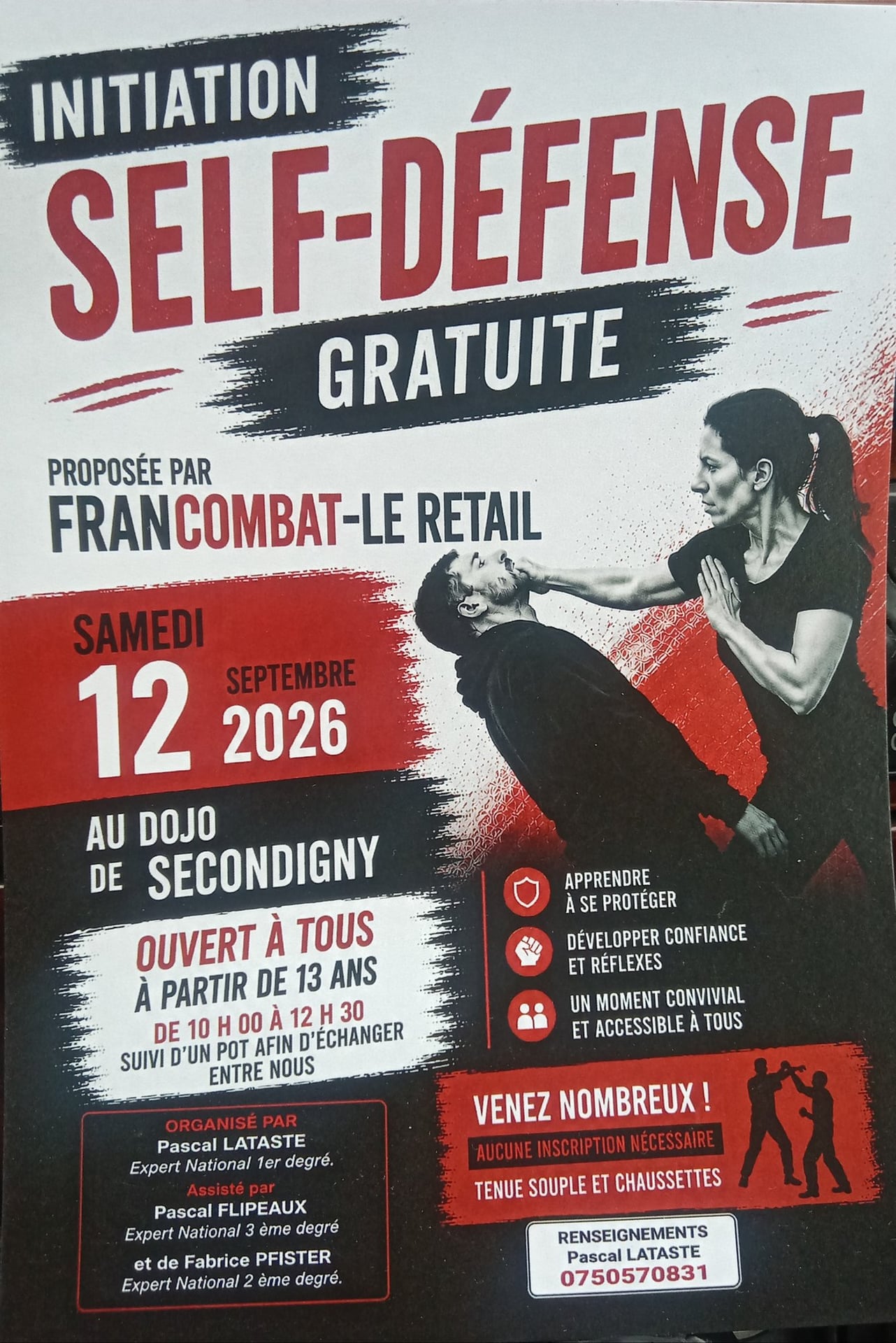 Initiation gratuite à la self-défense