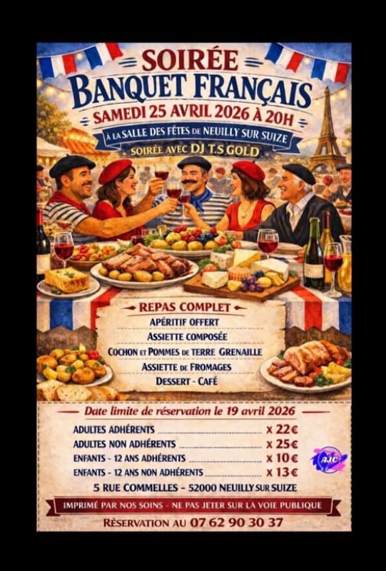 Soirée banquet français