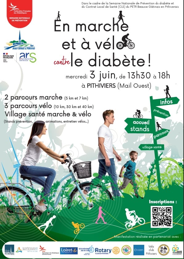 "En marche et à vélo contre le diabète !"