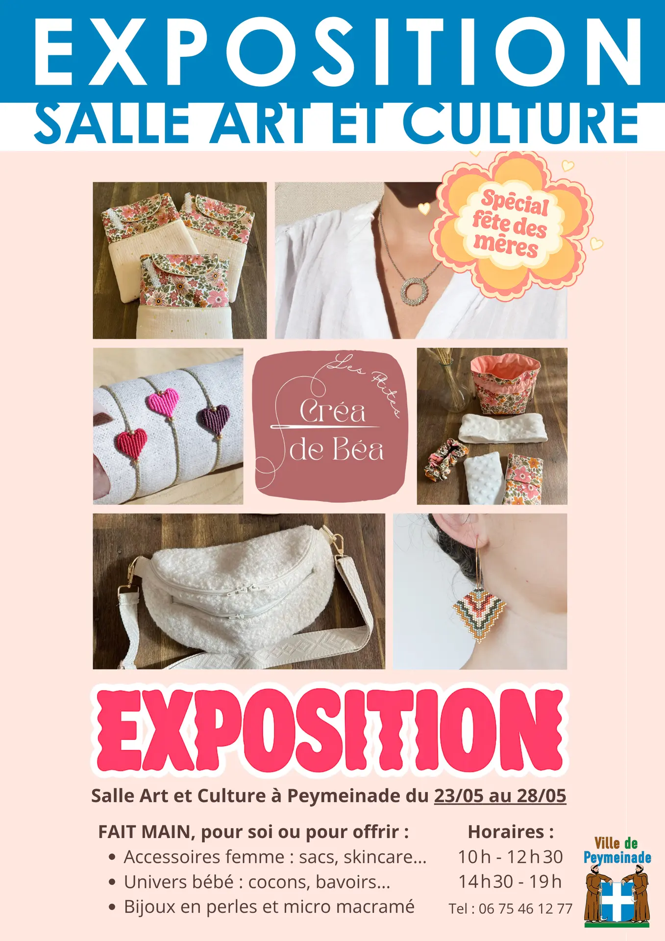 Exposition-vente spécial fête des mères par Créa de Béa