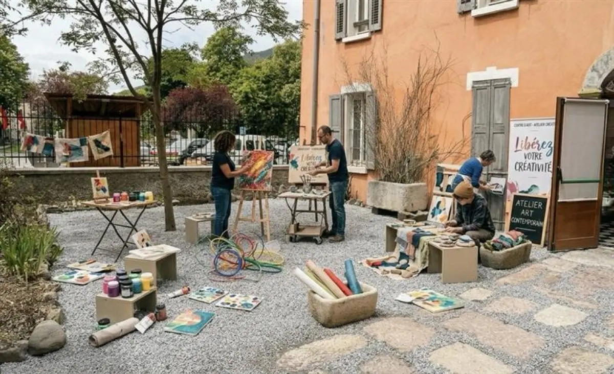 Atelier créatif au Centre d'art