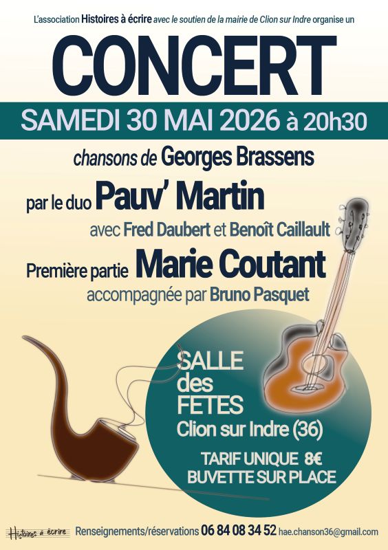 Concert chansons de Georges Brassens
