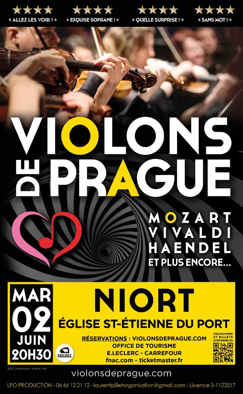 Concert "Violons de Prague" à Niort