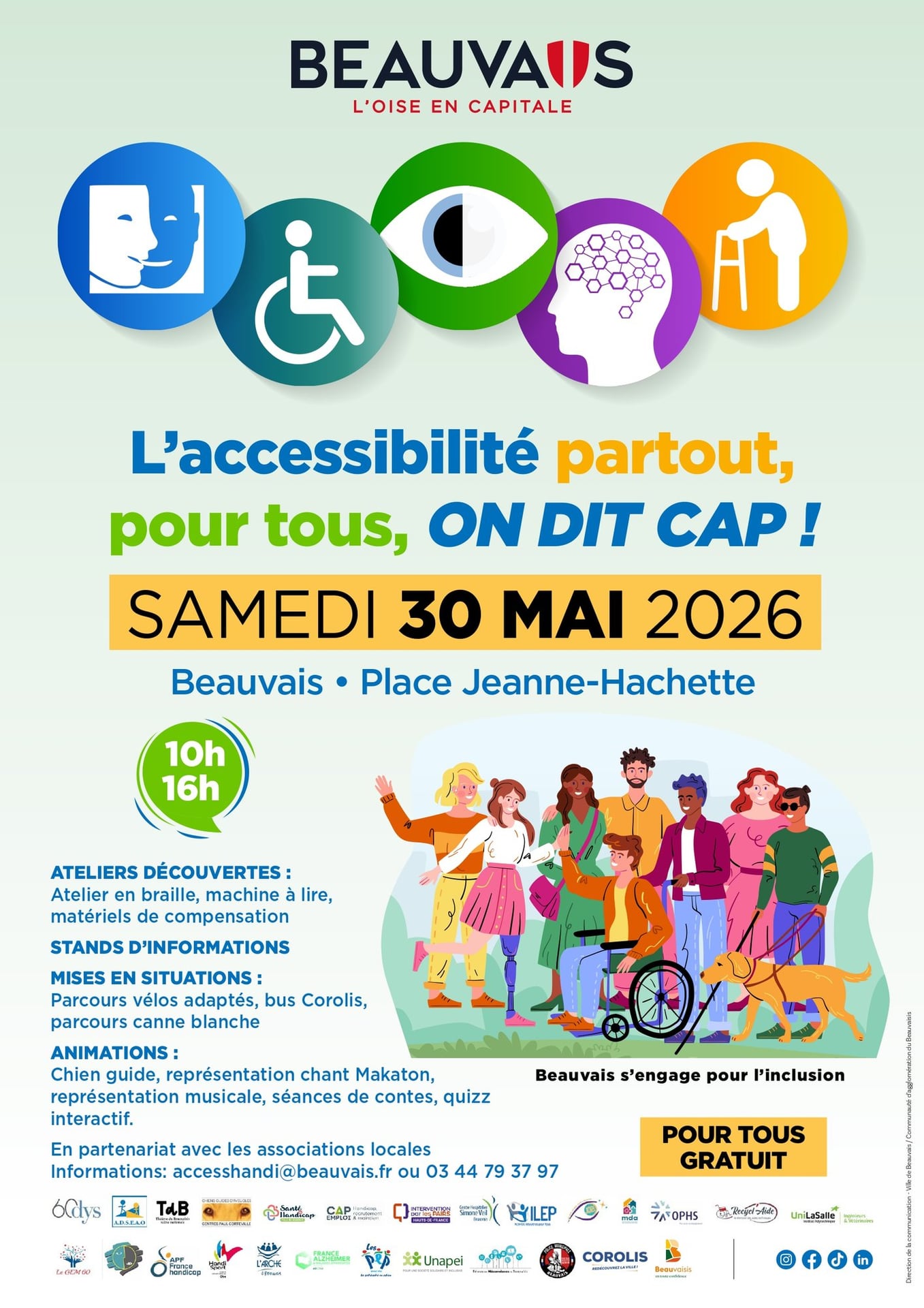 2ème édition du Forum Handicap : « L’accessibilité partout, pour tous, ON DIT CAP »