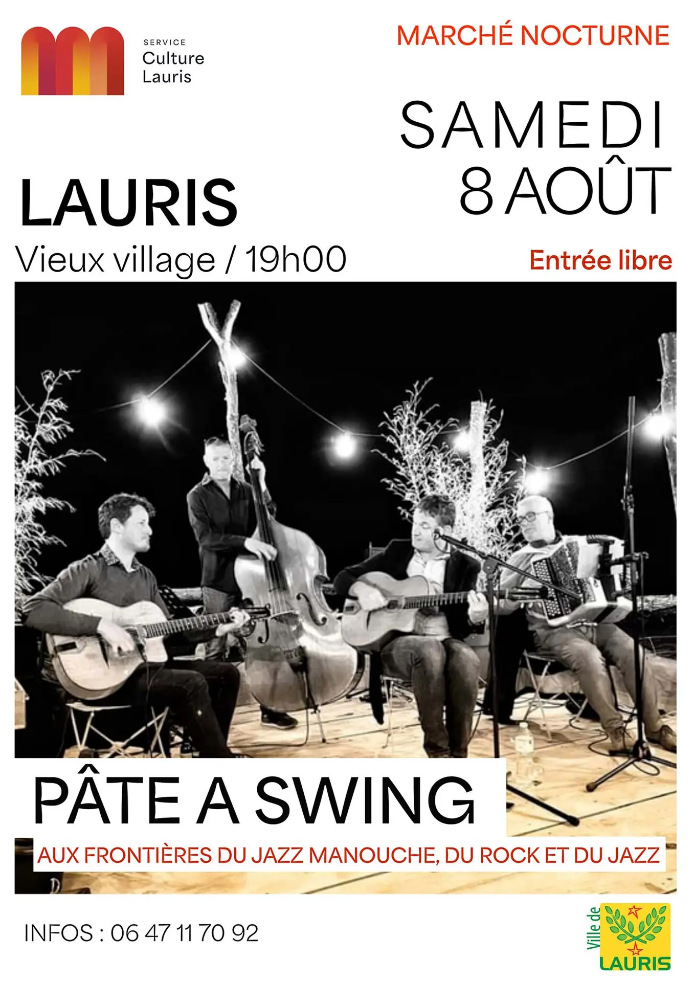 Pâte à Swing en concert