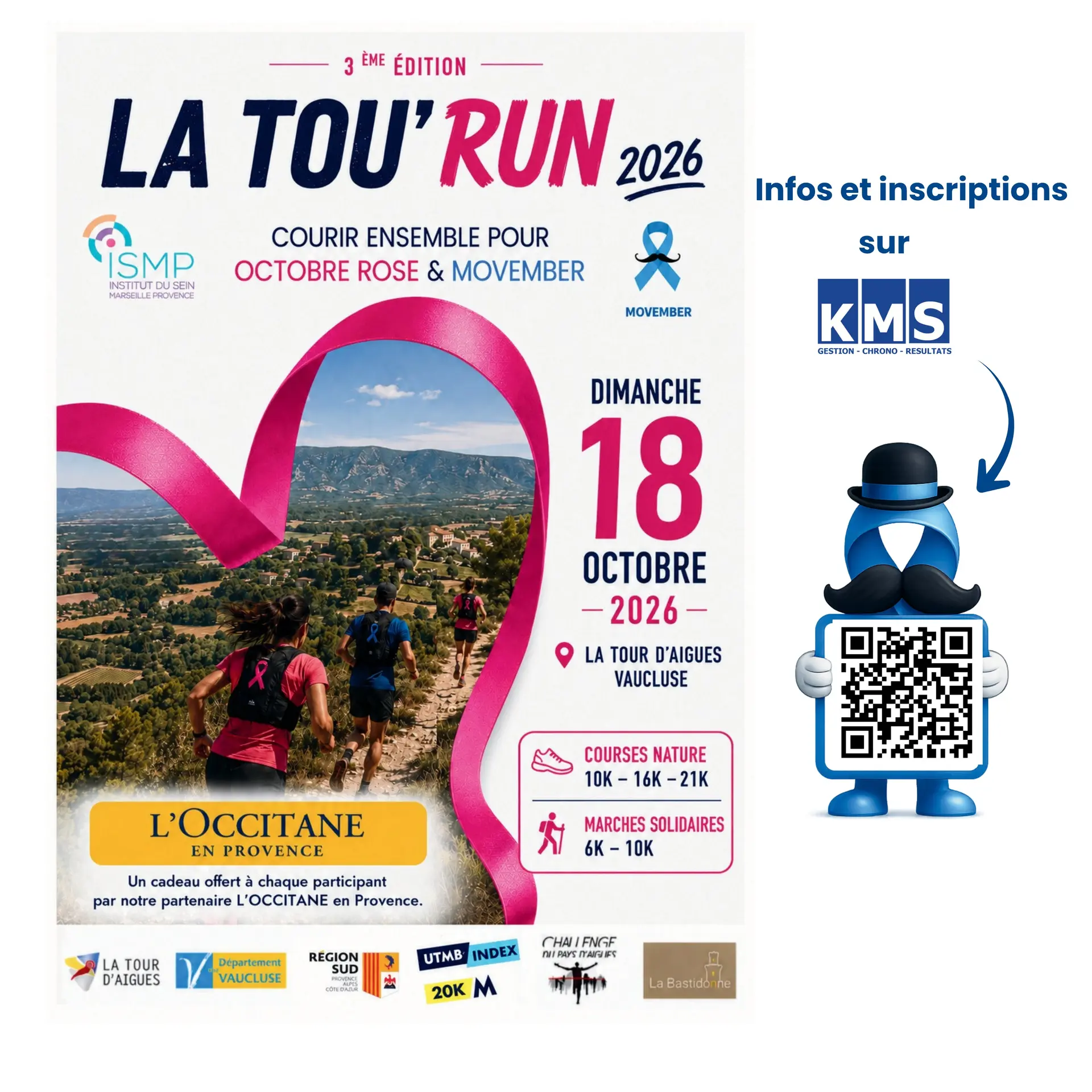 La Tou’Run revient pour sa 3ᵉ édition  à La Tour-d’Aigues !