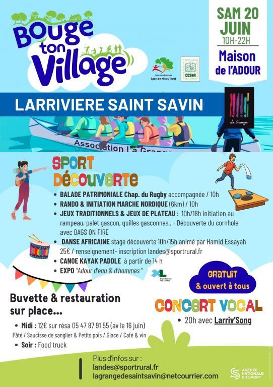 Bouge ton village -  Larrivière Saint Savin