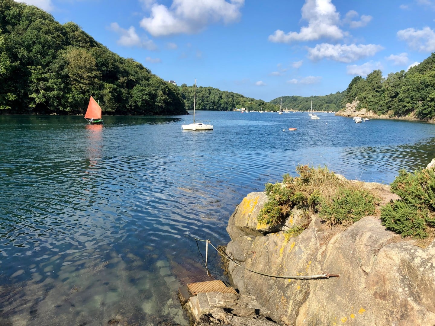 La ria de Lannion en bateau