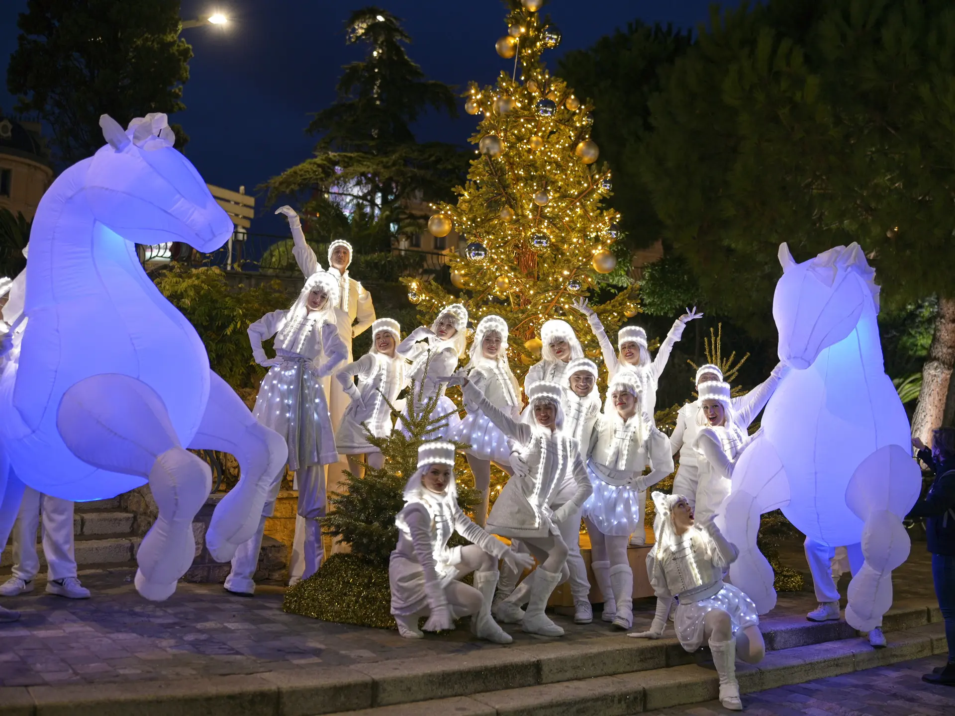 Lancement des illuminations de Noël