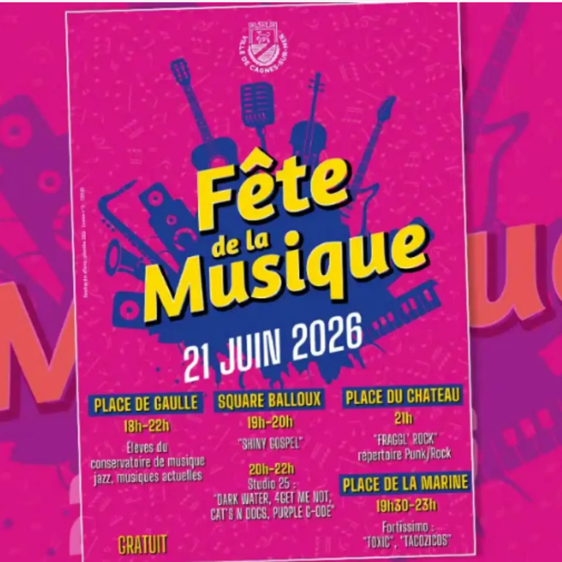 Fête de la musique -  Cagnes-sur-Mer