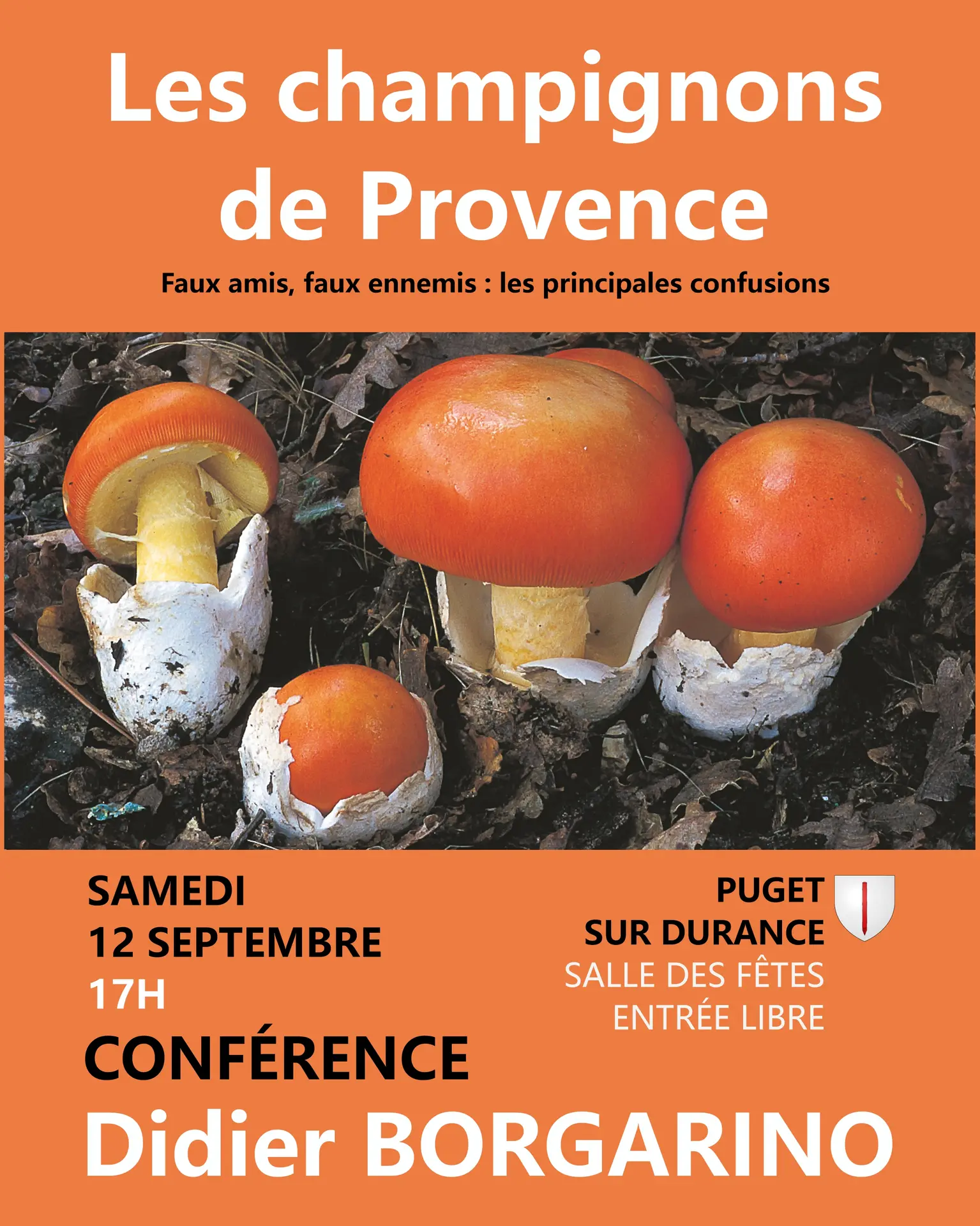 Les champignons de Provence - Conférence