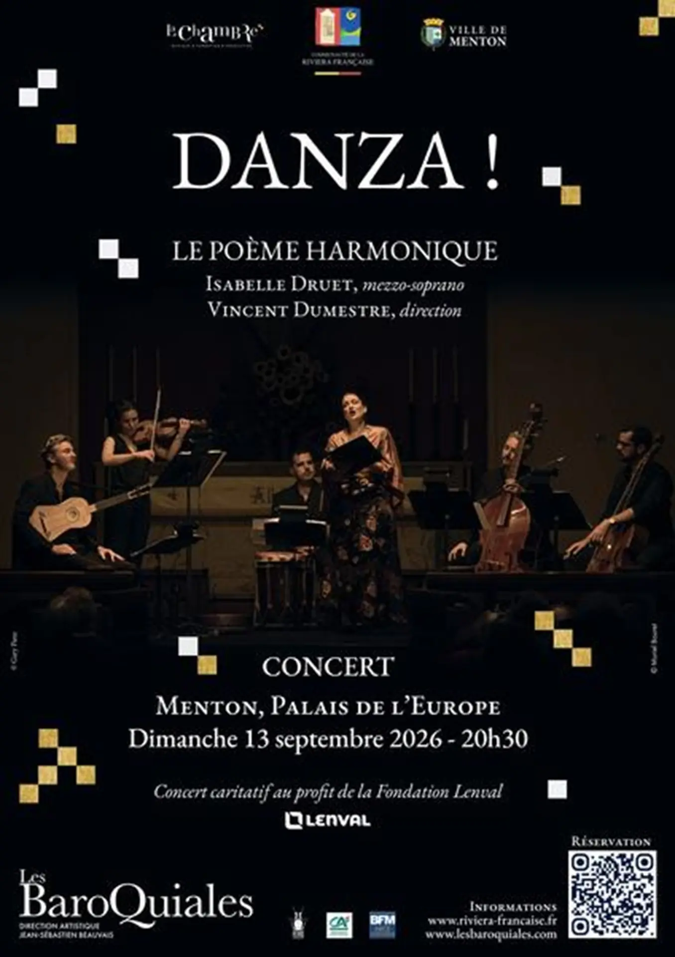 Concert caritatif « Danza ! » par l'ensemble musical Le Poème Harmonique