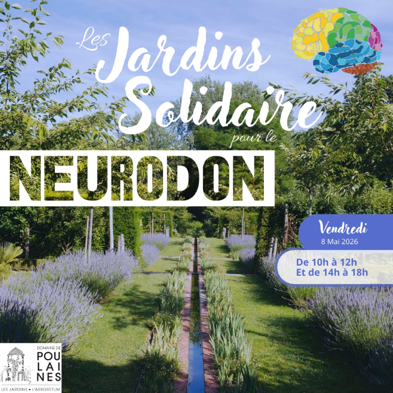 Opération Neurodon aux jardins de Poulaines