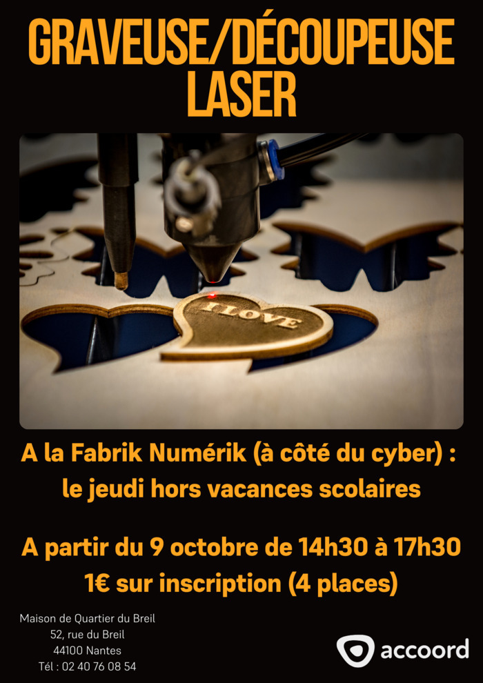 Découverte de la graveuse-découpeuse laser