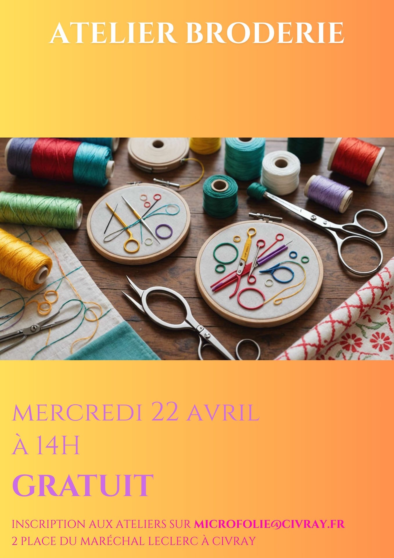 Atelier broderie