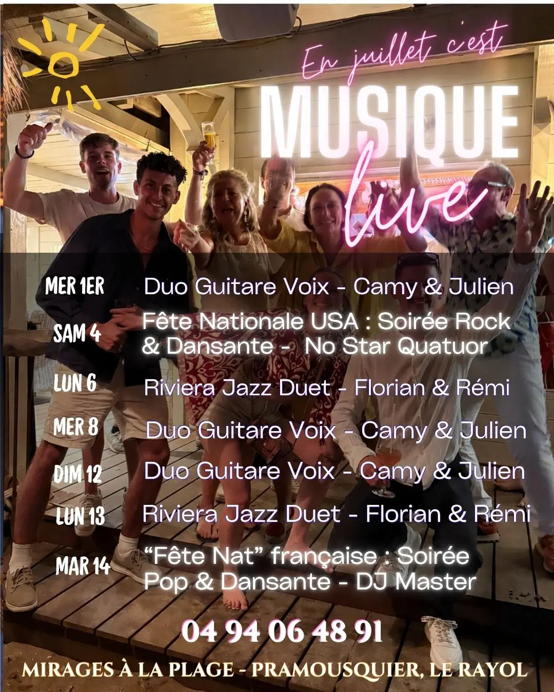 Fête Nationale : soirée Pop & dansante