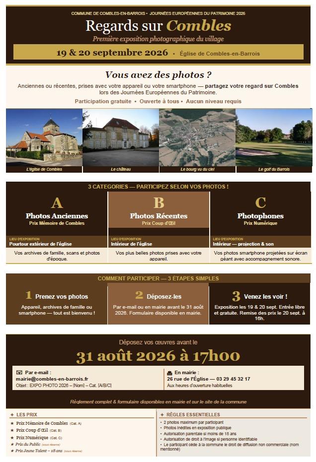 Concours photo - Regards sur Combles-en-Barrois