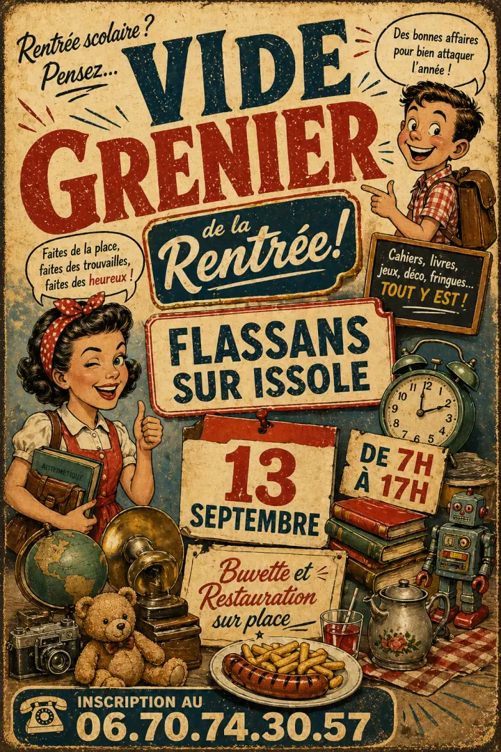 Vide grenier de la rentrée