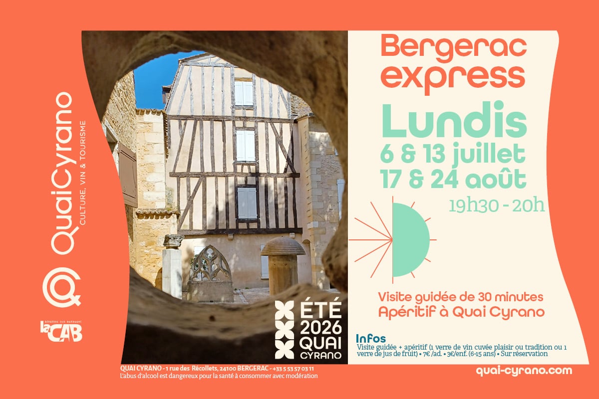 Bergerac express : 30 minutes de ville et de vin
