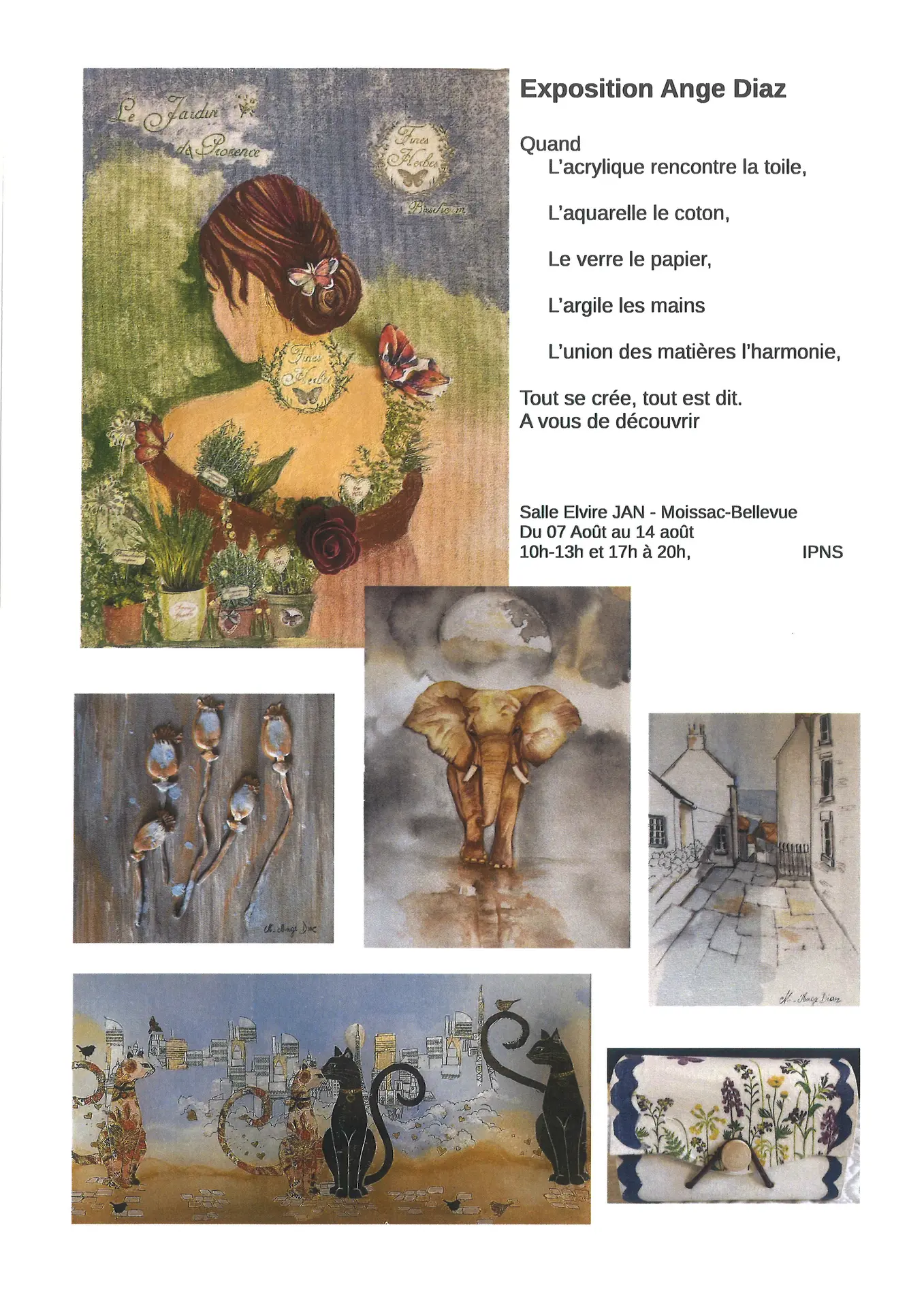 Exposition  Ange Diaz
