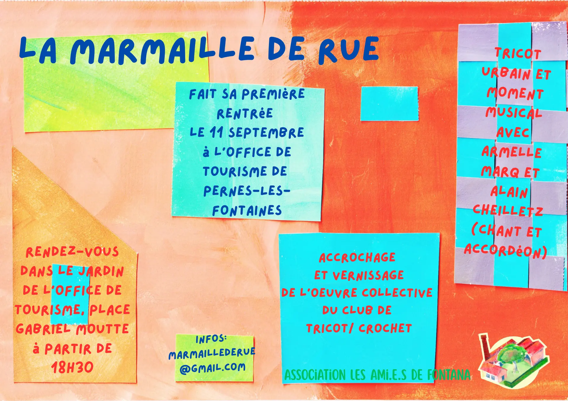 "La Marmaille de Rue" : tricot urbain et musique