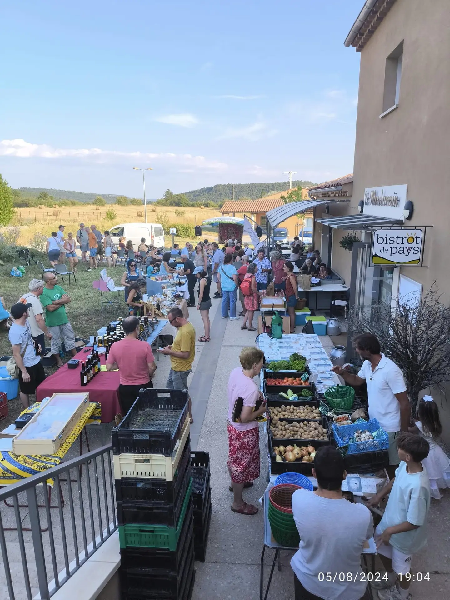 Montlaux, marché de producteurs