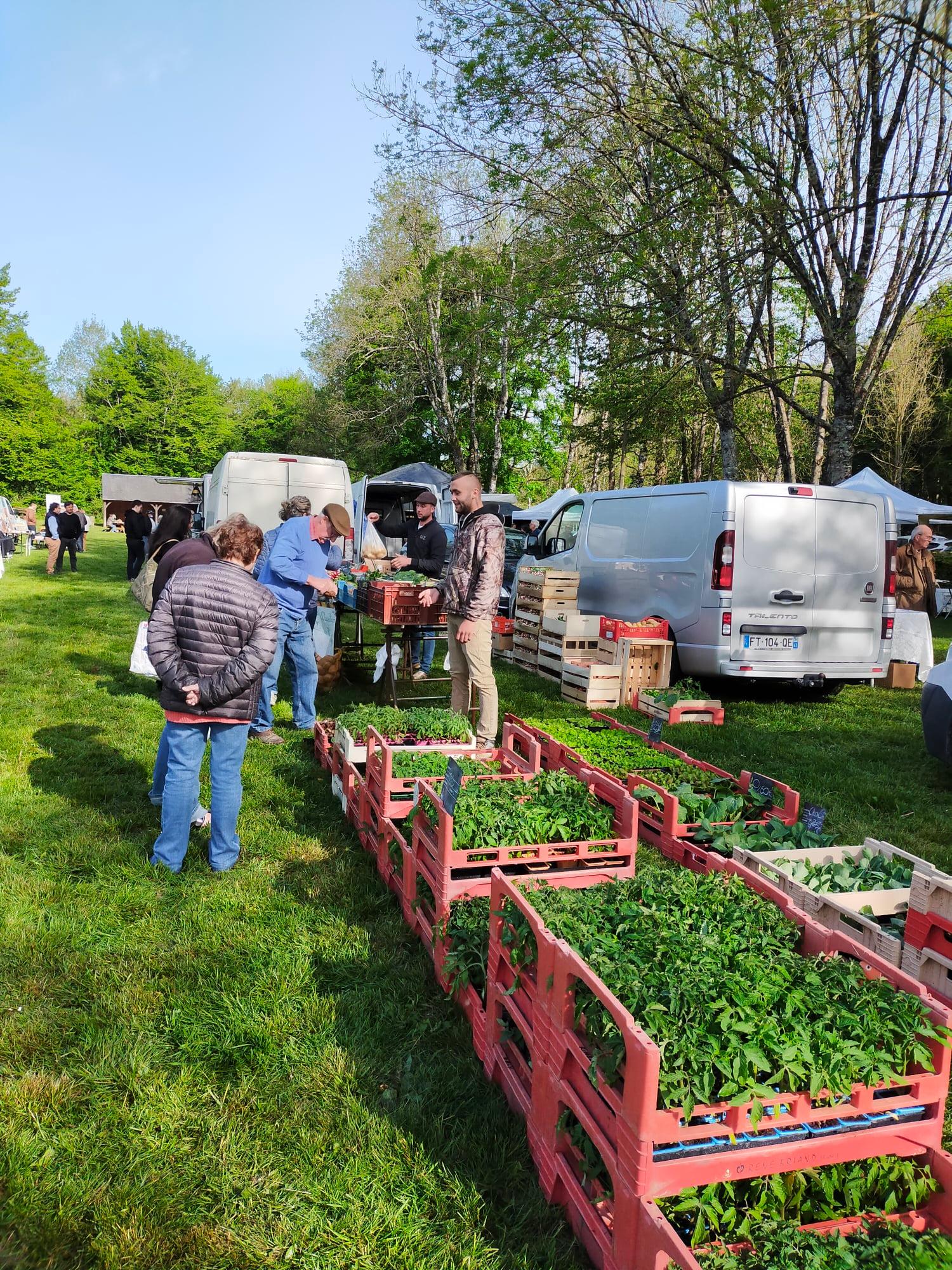 Marché de printemps aux Hayes