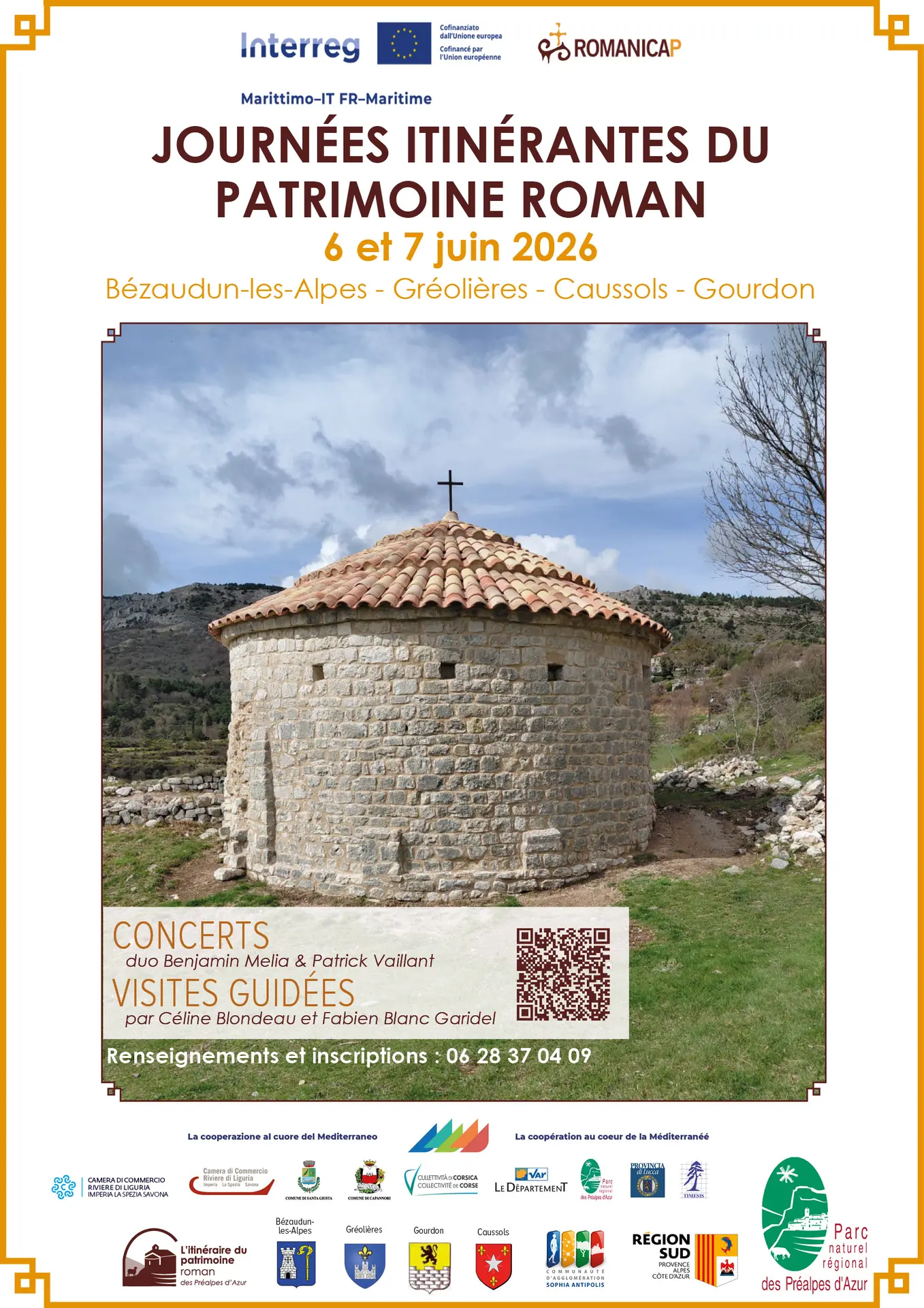 Journées itinérantes du patrimoin roman - Caussols