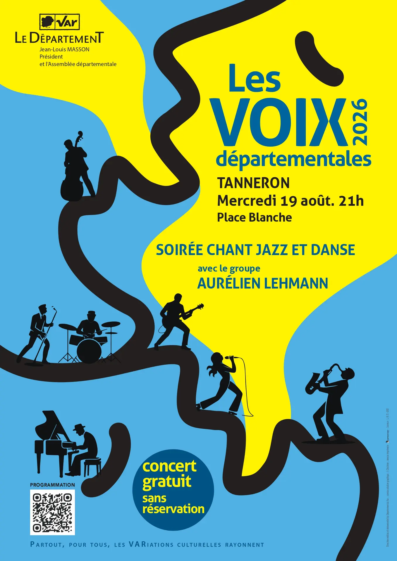 Les Voix départementales 2026: Soirée chant Jazz et Danse