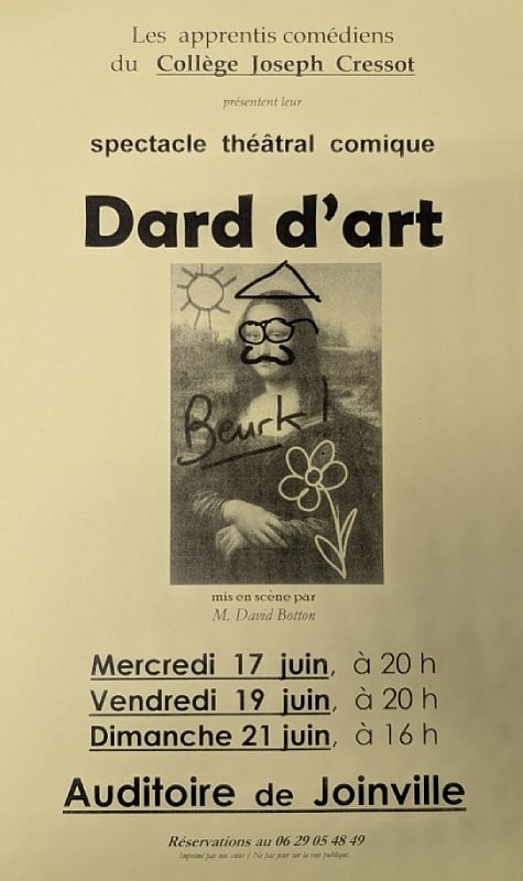 Spectacle "Dard D'art"